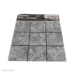 High quality waterproof marble pattern wall sticker for kitchen backsplash