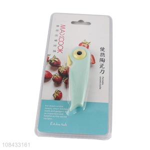 Factory price ABS ceramic knife portable fruit knife