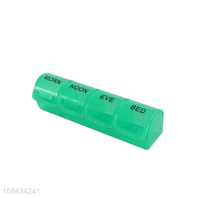 Yiwu direct sale creative high capacity plastic pill box