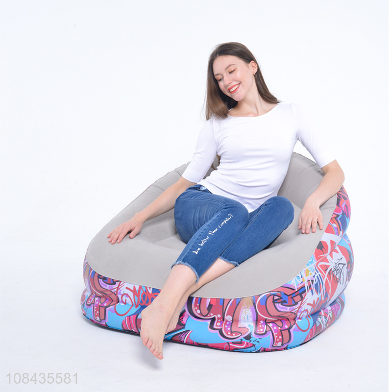 China supplier home lazy sofa adult inflatable sofa