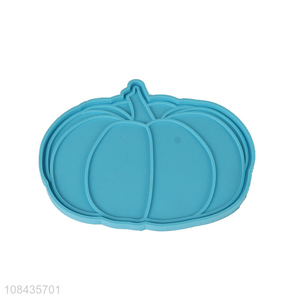 Wholesale pumpkin shape silicone cup mat for home home kitchen countertop