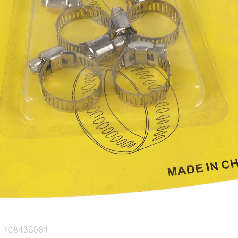 Factory direct sale 6pcs stainless steel hose clamp