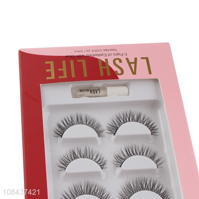 Hot products ladies chemical fiber eyelashes for sale