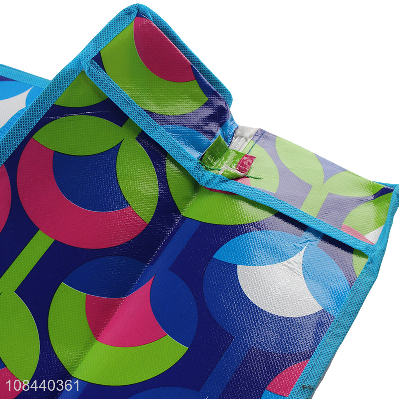 China imports reusable foldable laminated non-woven shopping tote bag