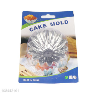 Yiwu wholesale aluminium foil cake mold cake cups set