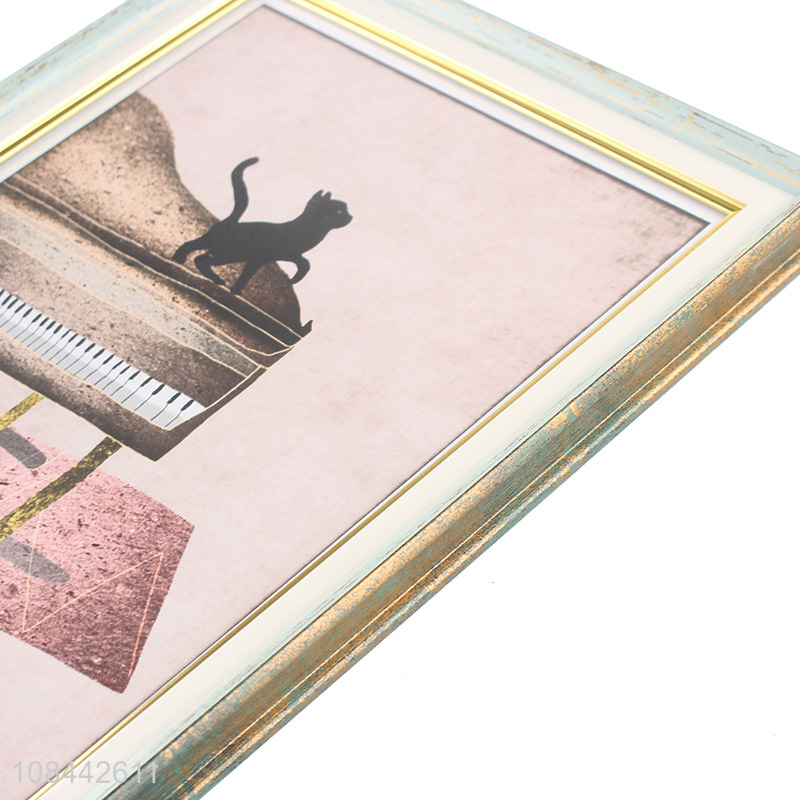 Wholesale decorative A4 picture frame PS photo frame wall picture frame