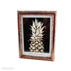 New arrival decorative vintage rustic picture frame with real glass