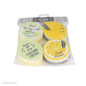 High quality creative fruit cleaning sponge for sale