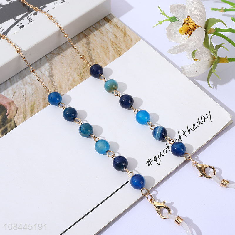Hot selling beaded glasses chain fashion accessories