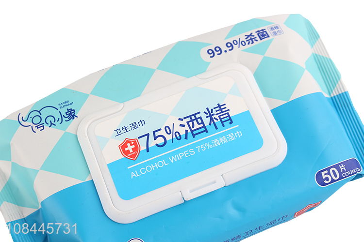 Yiwu market disposable alcohol sanitizing wipes for sale