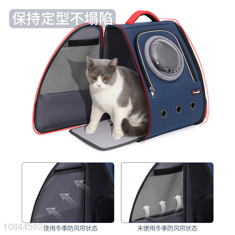 Top selling breathable pets travel carrier bag backpack bag