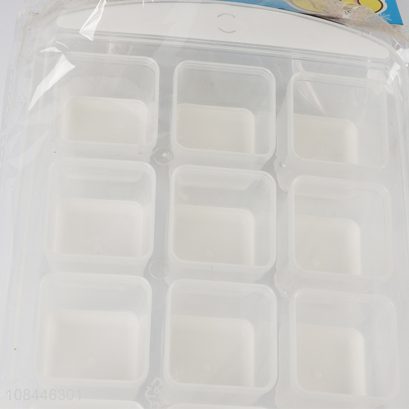 Hot products easy demoulding ice cube tray with lids