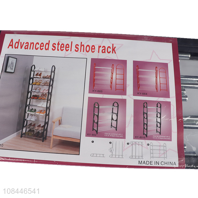 Top selling advanced steel shoe rack for household wholesale