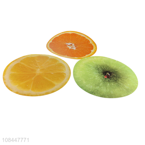 Best selling fruit shape pp place mat table mat wholesale