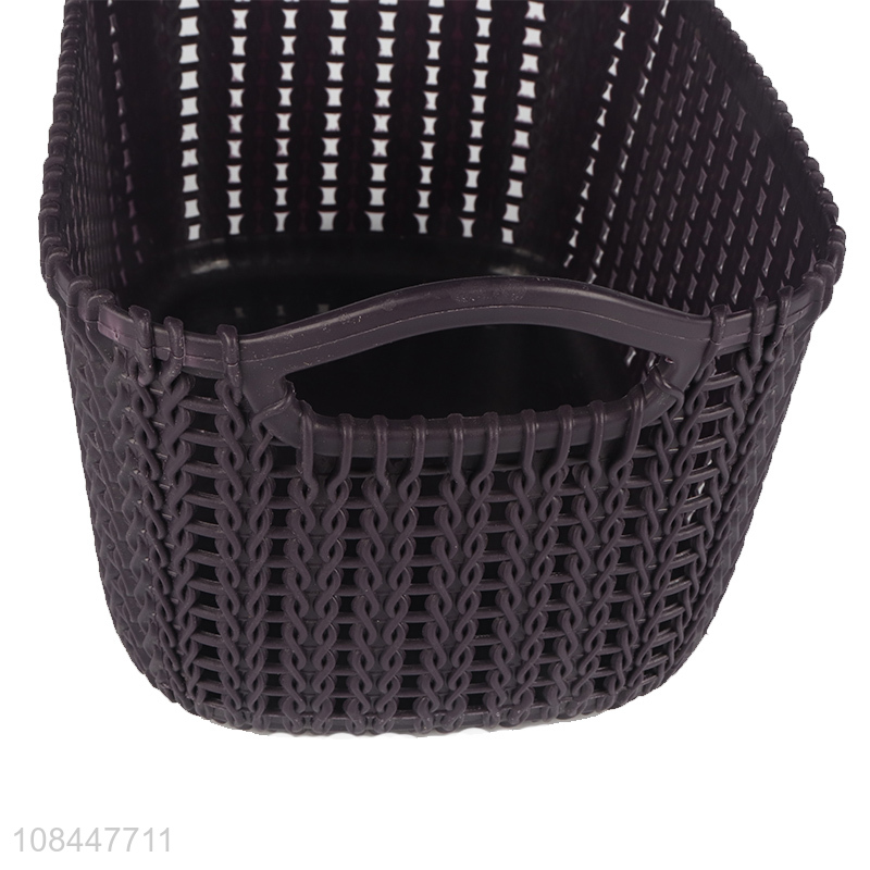 Wholesale from china large capacity storage basket with handle