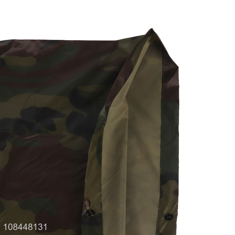 Good price raincoat fashion camouflage poncho wholesale
