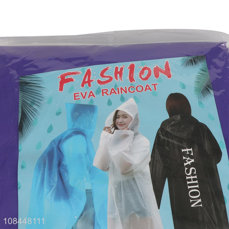 Hot selling fashion raincoat portable travel raincoat
