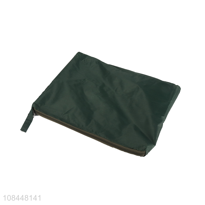 China supplier army green raincoat polyester poncho