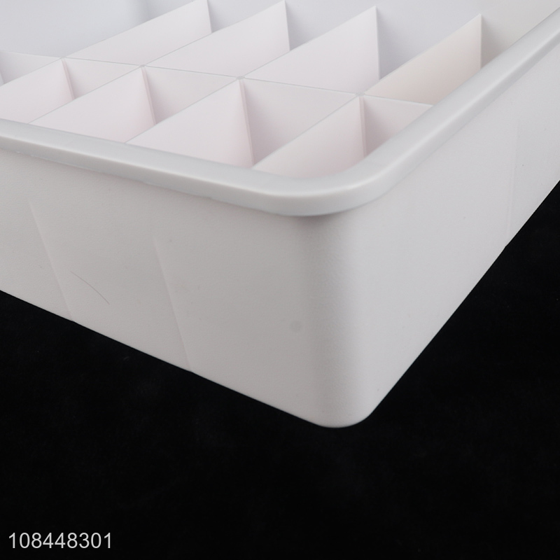 Yiwu supplier plastic storage box underpants storage box