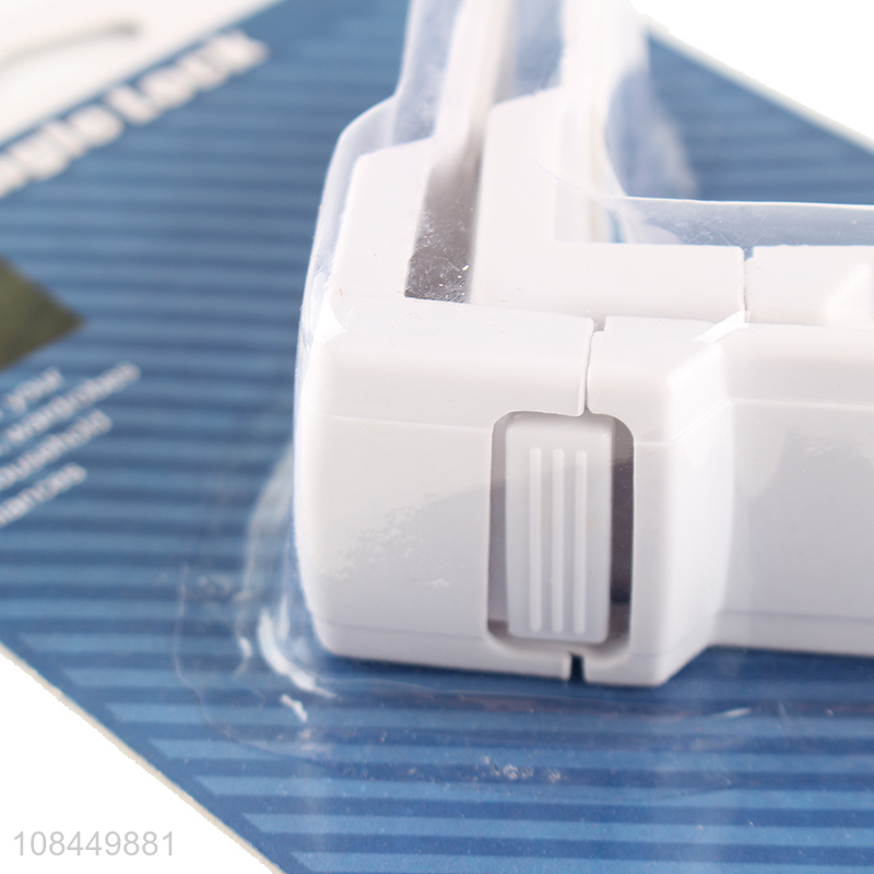 New arrival white angle lock anti-pinch safety lock