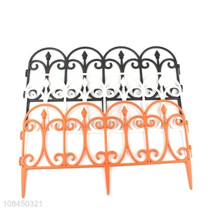 Hot selling garden supplies decorative plastic picket fence lawn borders