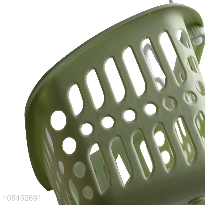 Good quality plastic storage basket home hangable basket