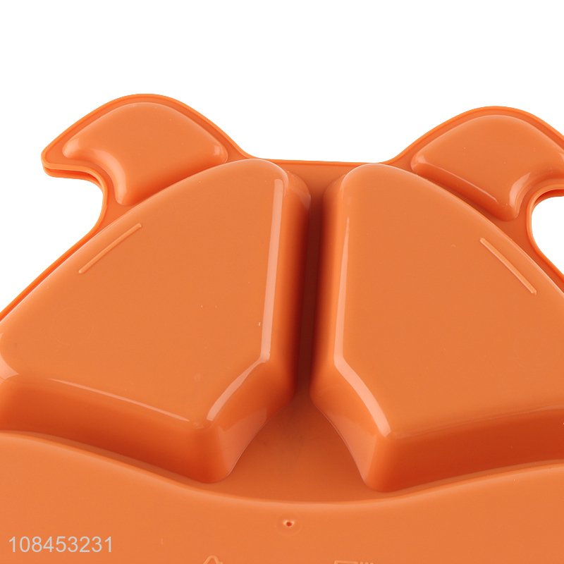 Good wholesale price orange three-grid delicate dinner plate