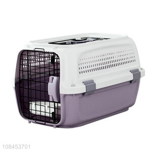 Wholesale travel cat dog pet flight case folding portable pet travel carrier