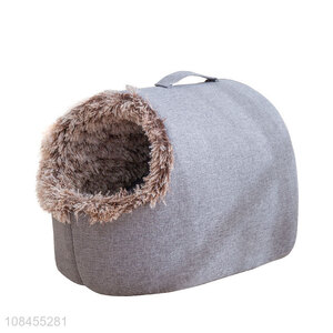 High quality portable plush cotton pet nest for sale