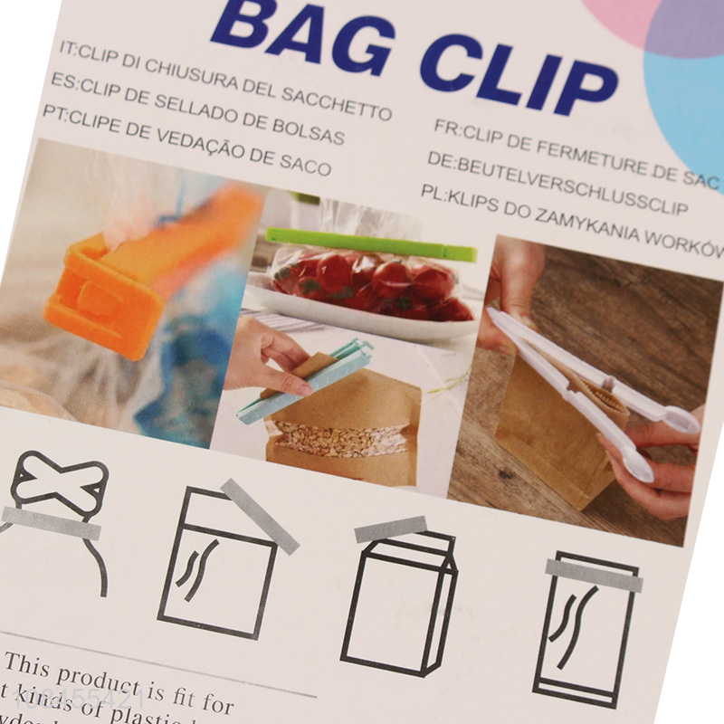Top selling food snack bag storage sealing clips wholesale