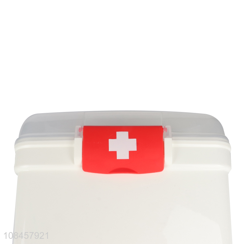 New products white transparent pill box home medical kit