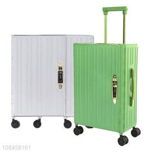 Factory price creative folding suitcase PC trunk