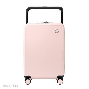 Fashion design solid color universal wheel suitcase