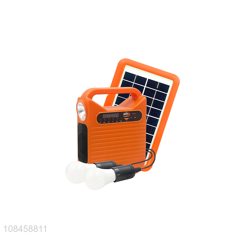 Best selling outdoor camping solar panel lighting system