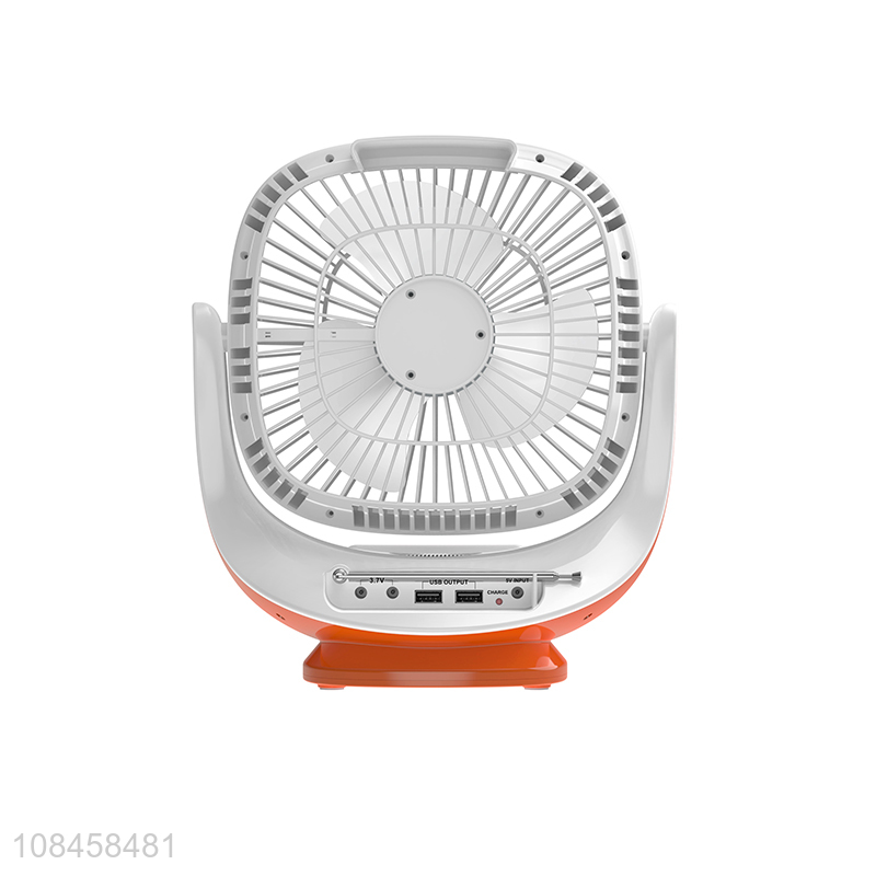 New arrival rechargeable solar energy desk fan for household