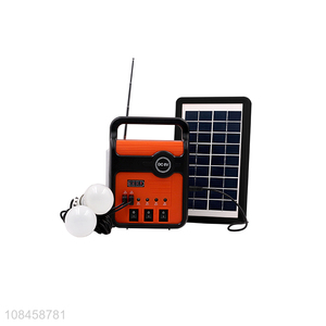 Factory wholesale solar portable radio lighting system