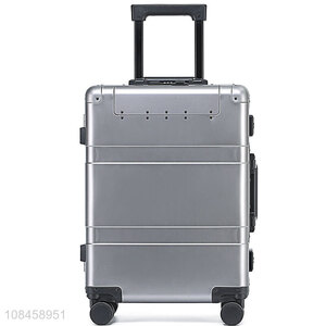 Factory wholesale creative metal travel trunk portable suitcase