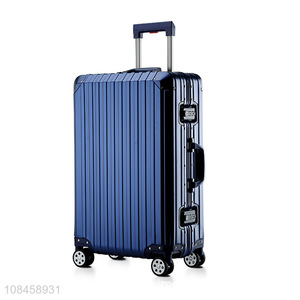 Hot selling metal trunk travel universal wheel luggage