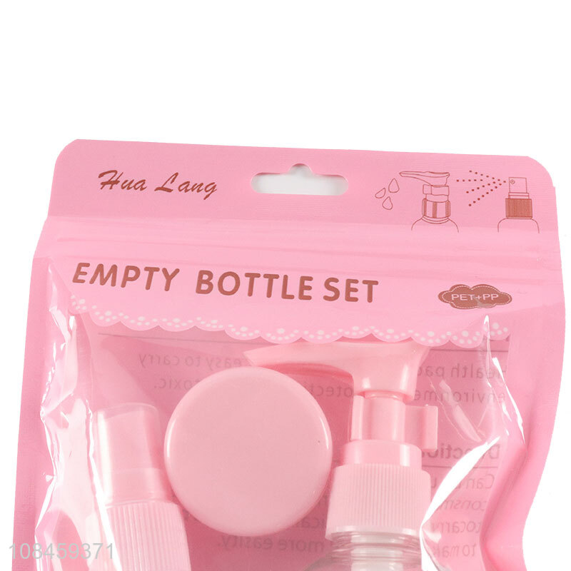 Hot products transparent travel bottles emulsion sub bottles