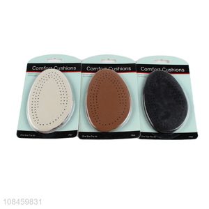 Wholesale forefoot shoe insoles latex cowhide foot cushion for high heels