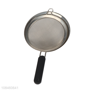 China products kitchen tools oil strainer with handle