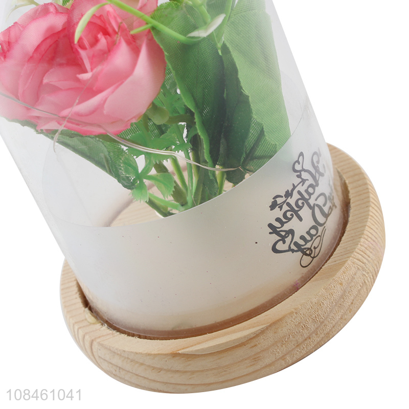 Top products artificial soap flower for valentine's day