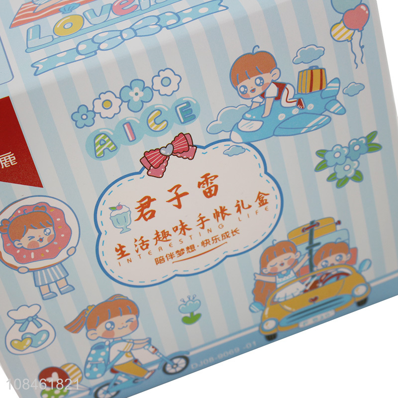 Chinese factory three-layer fun hand account gift box set