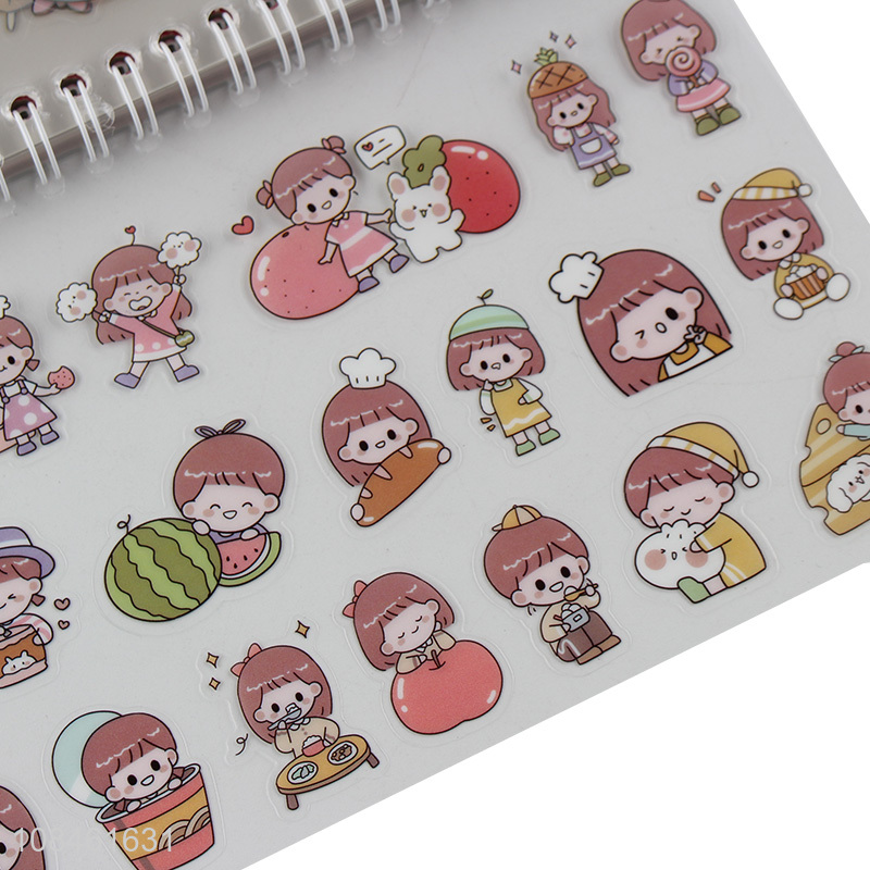 Good sale cartoon hand account stickers loose-leaf handbook