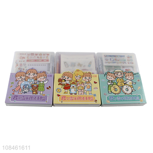 Yiwu supplier cartoon hand account material box set