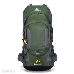 Hot selling large capacity lightweight hiking bag for outdoor