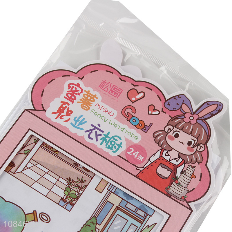 China market fun cartoon sticky paster paper stickers
