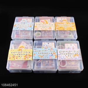 Online supply DIY decorative stickers hand account material box