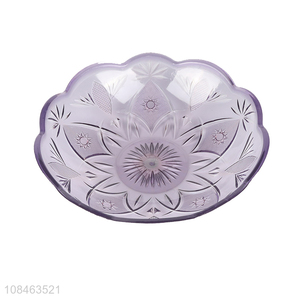 Hot products fashion carving plastic fruit plate for sale