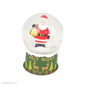 Hot products Christmas glass snow globes Christmas water ball